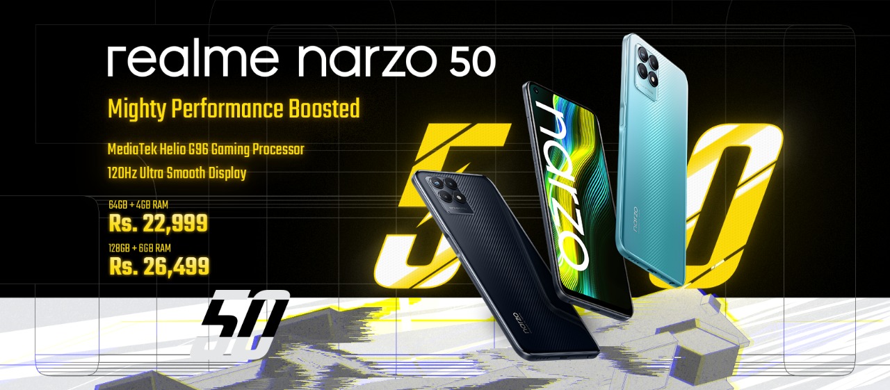 realme launches ‘Mighty Performance Booster’ narzo 50 in Nepal