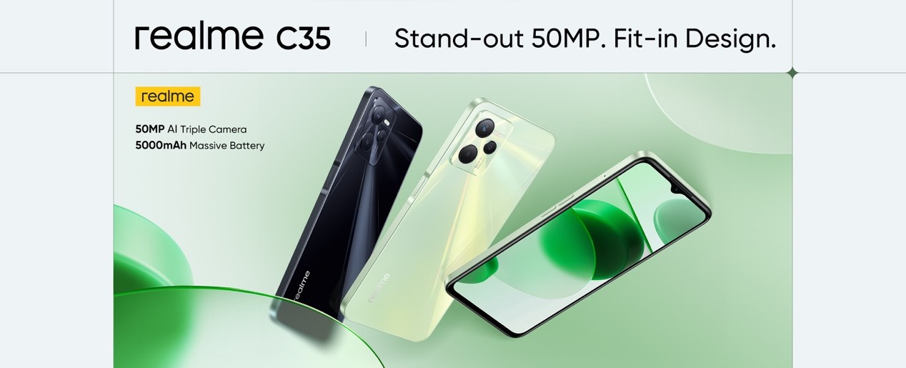 realme Introduces the Most Stylish Entry-level Smartphone, the realme C35