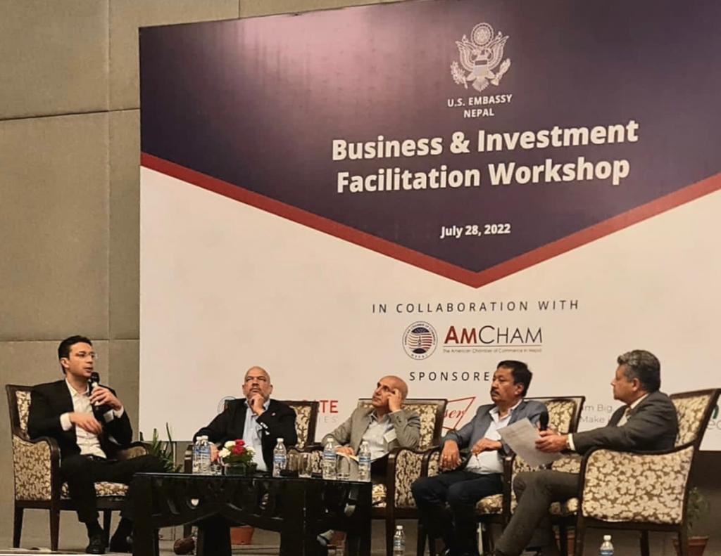 Collaboration between U.S. Embassy and American Chamber of Commerce to promote Sustainable Economic Development in Nepal