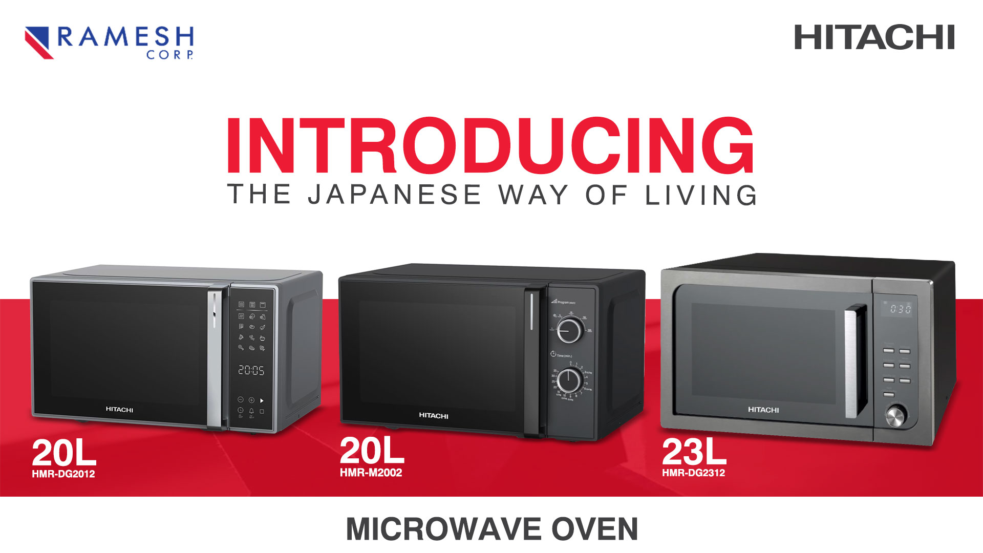 HITACHI Microwave Oven enters Nepal market with Four variants