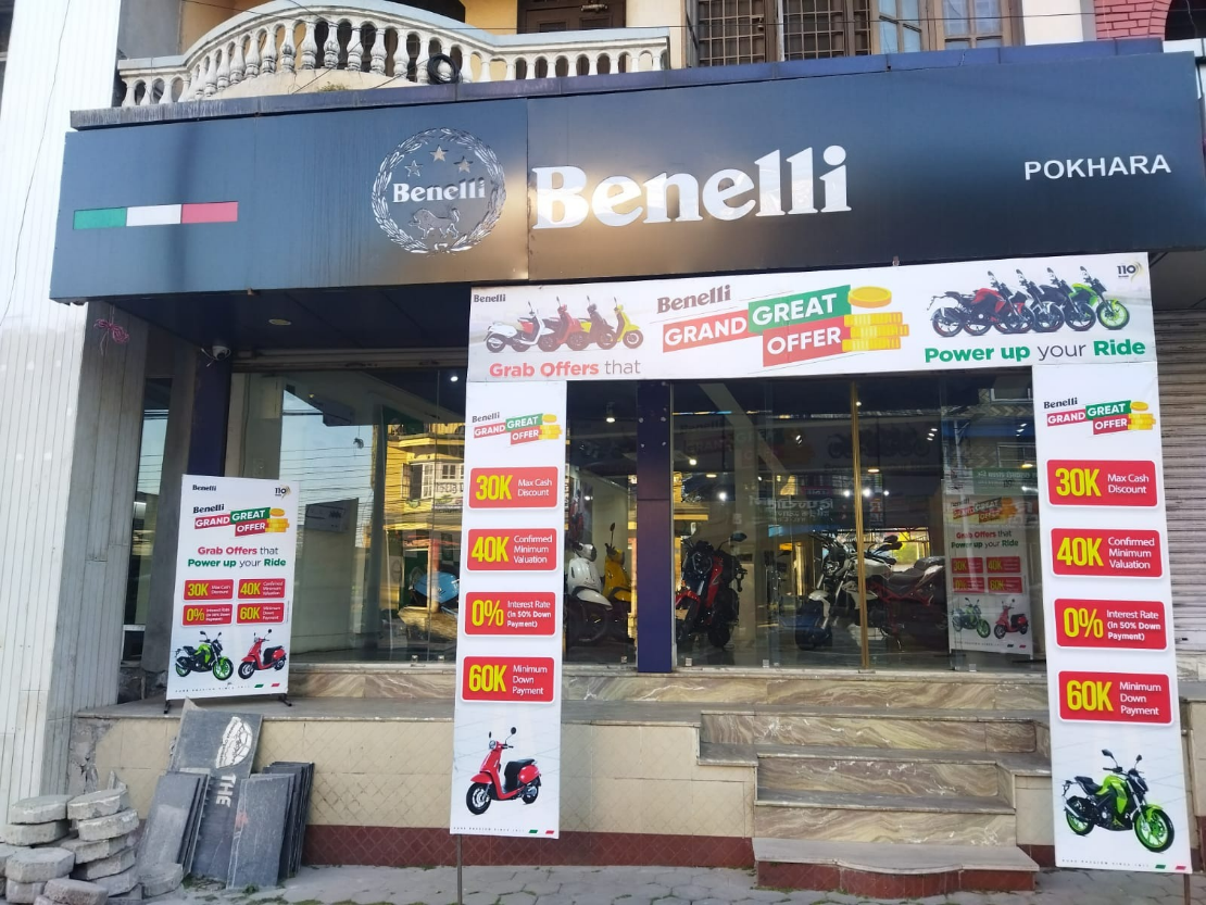 Benelli’s Exclusive Showroom Now in Pokhara