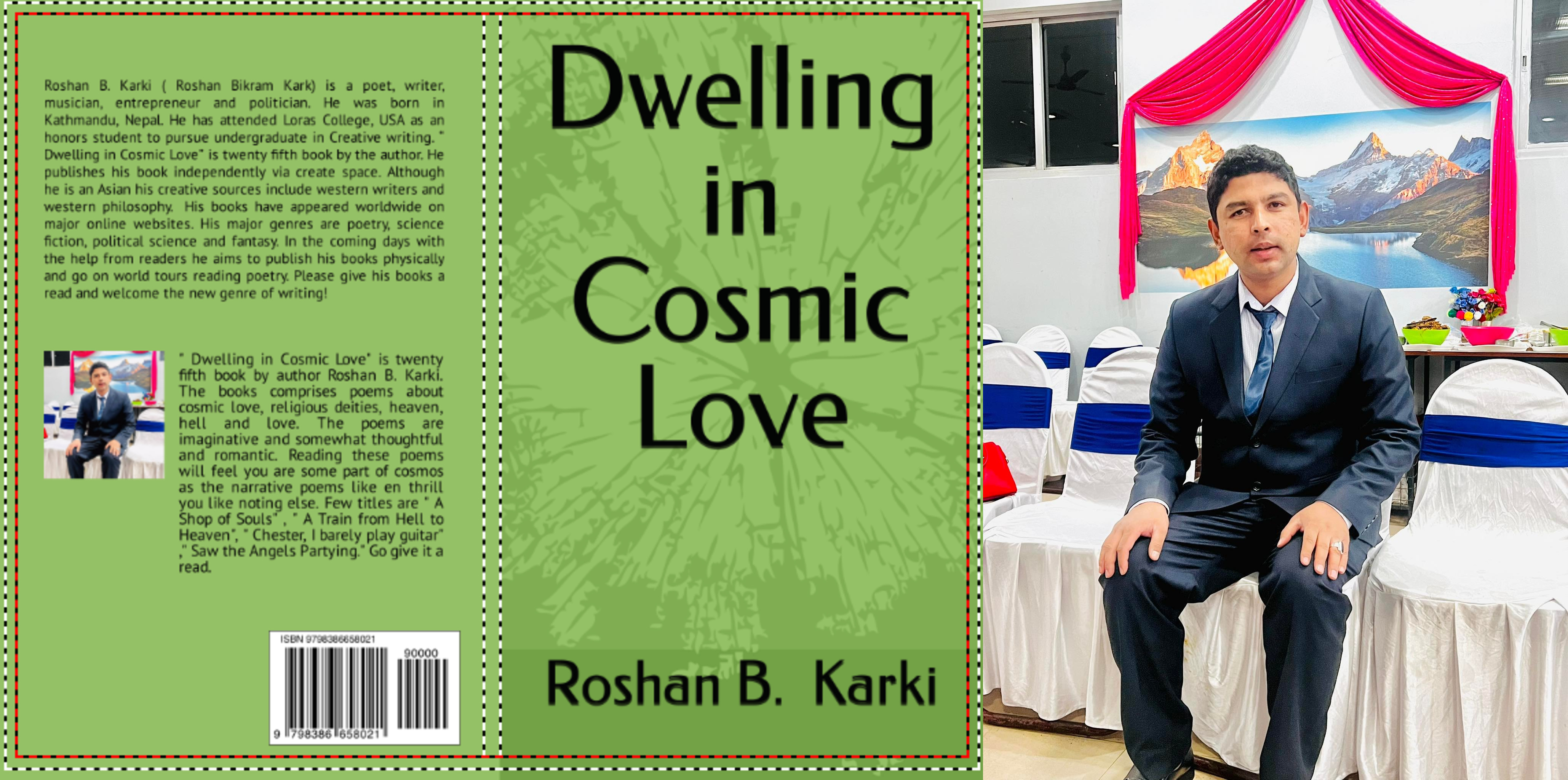 “Dwelling in Cosmic Love ” is out now Available at Online Bookstores Worldwide