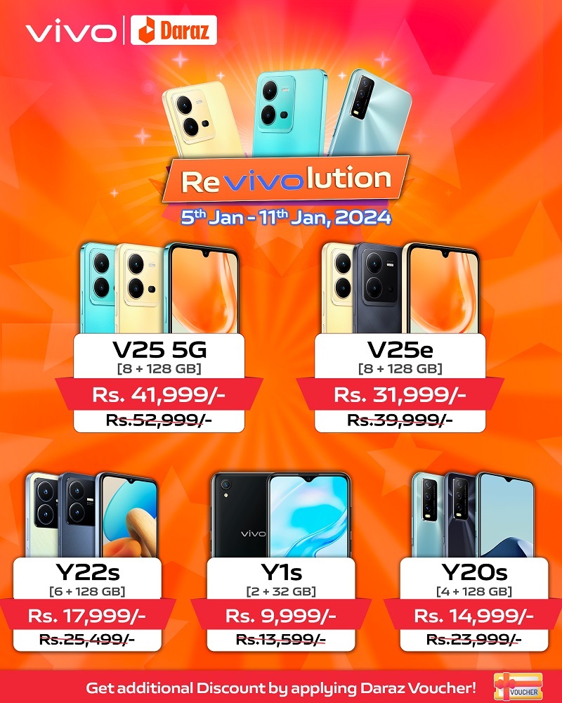 Daraz and Vivo Collaborate to Bring New Year Special Treats to Their Smartphones!