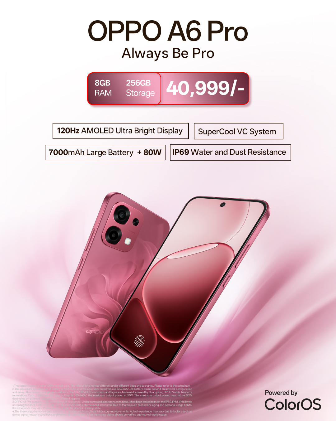 OPPO A6 Pro Launched in Nepal with Long-Lasting Battery, Fast Charging & Built-In Durability