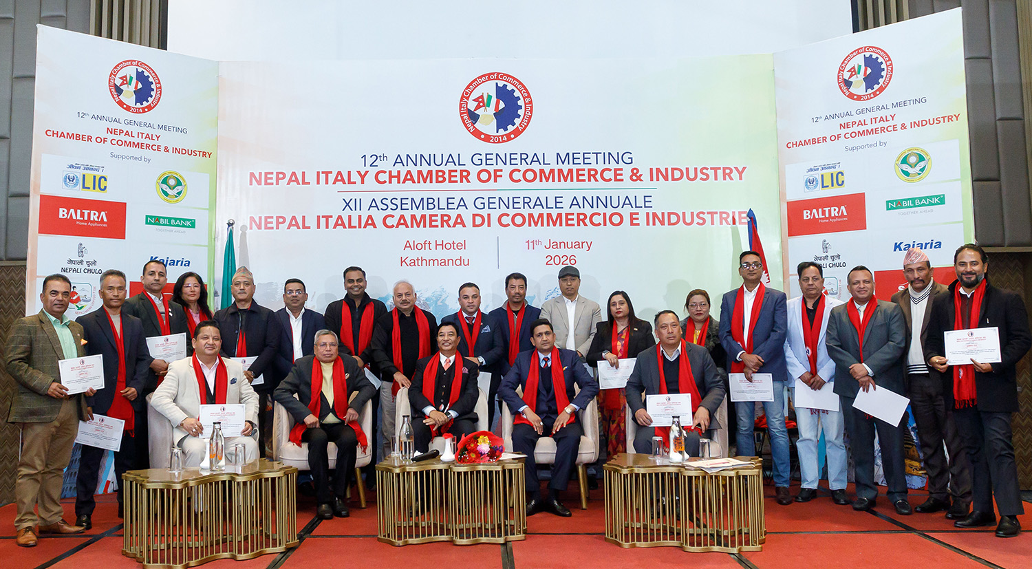 Nepal Italy Chamber of Commerce and Industries (NICCI) Hosts 12th Annual General Meeting