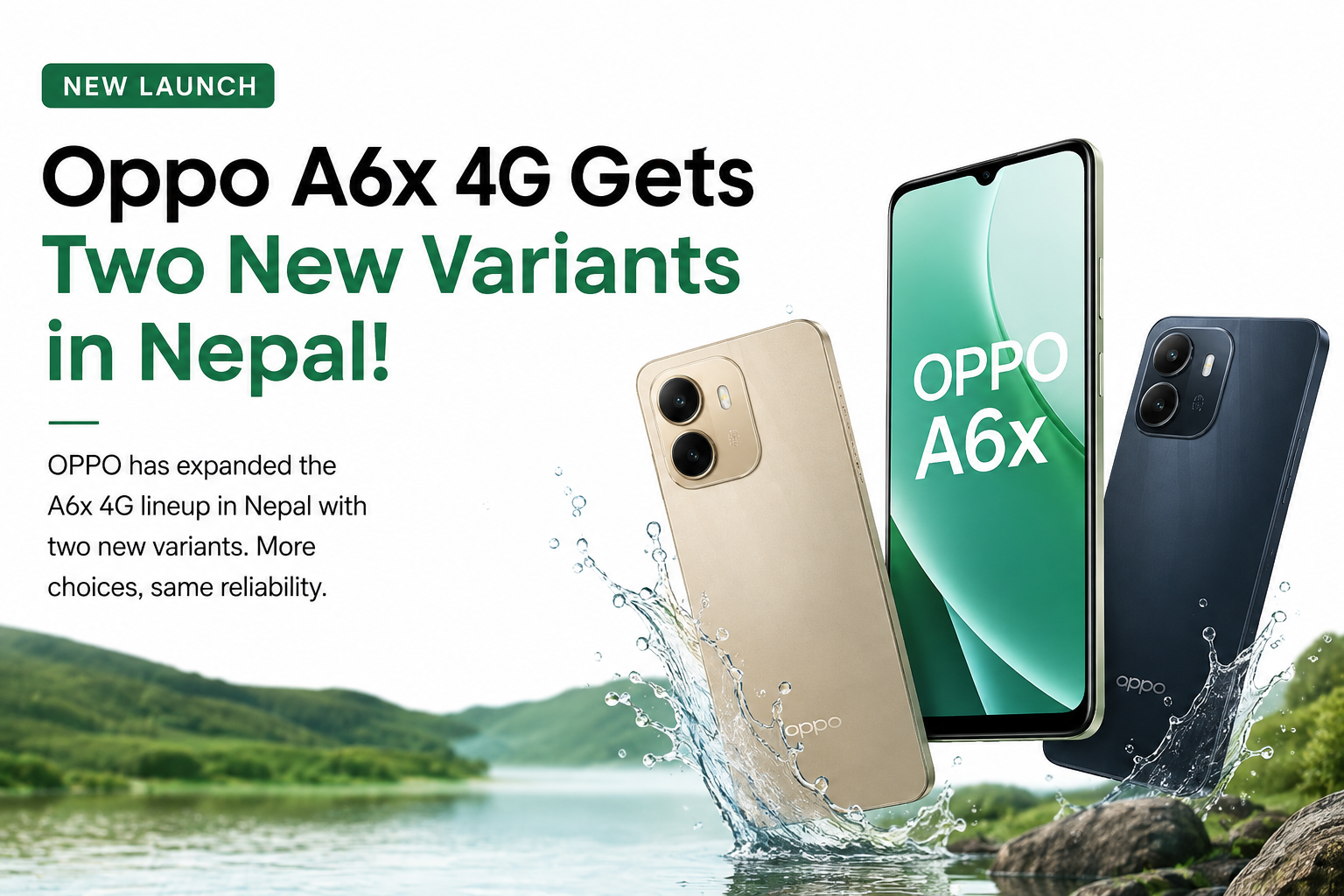 OPPO A6x 4G Now Available in Two New Variants in Nepal