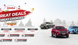 GWM announces ‘Great Deals Great choices’ festive offer with attractive Cash Discount, One Year Comprehensive Insurance, One year free Maintenance package and more.