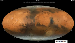 Stunning New Map of Mars Made combining 30000 observations