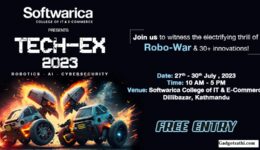 Tech-Ex 2023 happening from July 27th – July 30th at Softwarica College, Kathmandu